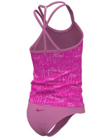 Nike big Girls Retro Flow T-Crossback Tankini Swimsuit, 2 Piece Set