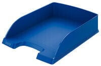 Esselte Leitz Plus Letter Tray - Standard - Polystyrene - Blue - 255 mm - 35.7 cm - 70 mm - 280 g