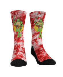 Купить мужские носки Rock 'Em: Rock Em Socks Unisex Teenage Mutant Ninja Turtles Raphael Tie-Dye Crew Socks