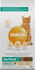 EUKANUBA IAMS for Vitality Sterilised ze świeżym kurczakiem 3 kg kot