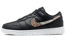 Nike Dunk Low Animal Print 休闲 动物印花 低帮 板鞋 女款 黑色 / Кроссовки Nike Dunk Low Animal Print DD7099-001