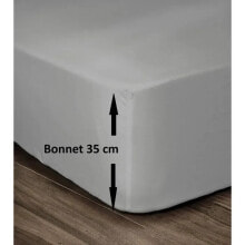 Простыни lOVELY HOME fitted sheet 100% cotton 160x200cm - cap 35cm - light gray