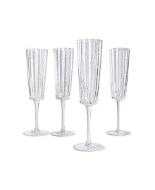 Laura Ashley champagne Glasses 21 Centiliter in Giftbox, Set of 4