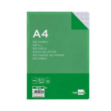 LIDERPAPEL Replacement A4 100 sheets 60g/m2 square 3 mm with margin 4 holes