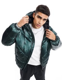 Купить мужская верхняя одежда Sixth June: Sixth June padded jacket in green