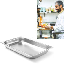 Посуда и емкости для хранения продуктов GN container 1/1 stainless steel Profi Line height 65 mm - Hendi 801239
