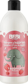 2in1 Shampoo und Badeschaum für Kinder Himbeere - Barwa Bebi Kids Shampoo