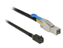 Кабели и разъемы для аудио- и видеотехники deLOCK 83618 Serial Attached SCSI (SAS) кабель 1 m 12 Gbit/s