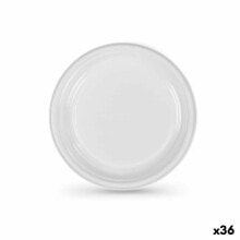 Набор многоразовых тарелок Algon Белый 17 cm (36 штук)