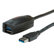 ROLINE USB 3.0 Active Repeater USB 3.0 type A Черный 12.04.1096