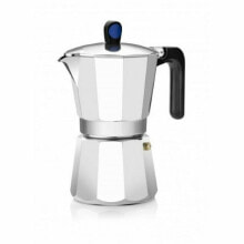 Italian Coffee Pot Monix 5300045871 Steel Aluminium 12 Cups