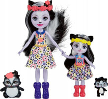 Купить куклы и пупсы для девочек Mattel: Mattel Lalki Enchantimals Sage i Sabella Skunk Lalki siostry