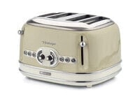 Ariete 0156/03 - 4 slice(s) - Beige - Buttons - 1600 W - 319 mm - 205 mm