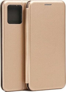 Beline Beline Etui Book Magnetic Moto G72 5G Złoty /Gold