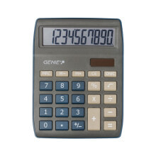 Школьные калькуляторы genie 840 DB калькулятор Настольный Дисплей Синий, Серый 12642