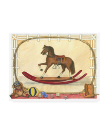 Trademark Global tara Friel Rocking Horse I Childrens Art Canvas Art - 27
