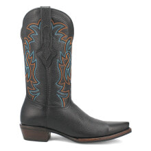 Dingo Gold Rush Leather Embroidered Snip Toe Cowboy Mens Black Casual Boots DI1 купить онлайн