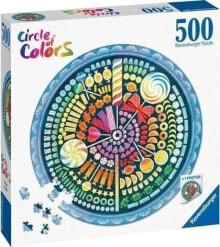 Ravensburger Puzzle 500 Paleta kolorów: cukierki