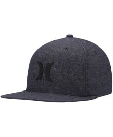 Hurley men's Heather Black Phantom Core Snapback Hat