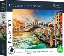 Trefl Puzzle 1000 Pałac Most Rialto, Wenecja, Włochy Unlimited Fit Technology