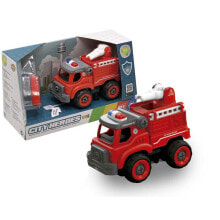 Игрушечные машинки и техника для мальчиков игрушечная машинка конструктор Tachan Пожарная служба со звуком, 31 элемент