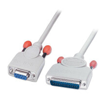 Lindy 9-pin serial printer cable 2m кабель для принтера Серый 30293
