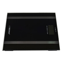 Цифровые весы для ванной Esperanza EBS018K Чёрный Каленое стекло Батарейки x 2