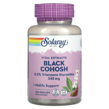 Solaray, Клопогон кистевидный, 545 мг, 120 вегетарианских капсул (Товар снят с продажи) 
