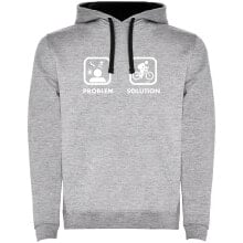 KRUSKIS Problem Solution Bike Two-Colour Hoodie