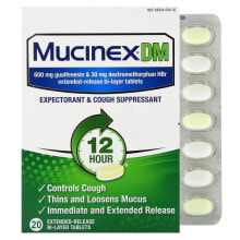 Mucinex, Mucinex DMA, 20 двухслойных таблеток с замедленным высвобождением