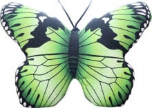 LeanToys Maskotka Pluszowy Motyl Zielony Poduszka 40 x 30 cm