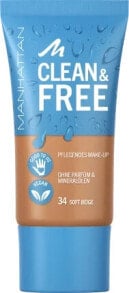 Foundation Clean & Free Skin Tint Soft Beige 34, 30 ml