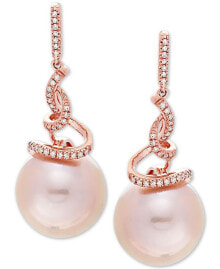 Купить женские ювелирные серьги Honora: Серьги Honora Pink Ming Pearl