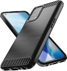 Hurtel Carbon Case elastyczne etui pokrowiec OnePlus Nord N200 5G czarny