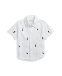 Детские лонгсливы и рубашки для малышей Polo Ralph Lauren купить от $43