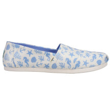 TOMS Alpargata Sea Graphic Slip On Womens White Flats Casual 10016608T купить онлайн