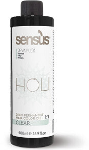 Flüssiger Haartoner - Sensus Holi Demi Permanent Color Oil Clear