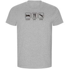 KRUSKIS Sleep Eat And Dive ECO Short Sleeve T-Shirt