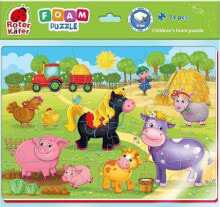 Купить пазлы для детей Roter Kafer: Roter Kafer Miękkie puzzle A4 Śmieszne zdjęcia Farma RK6020-05