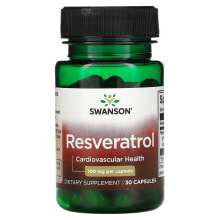Antioxidants swanson, Resveratrol, 100 mg, 30 Capsules