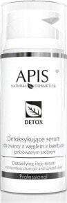 APIS Serum detoksykujące serum do twarzy z węglem z bambusa i jonizowanym srebrem 100ml