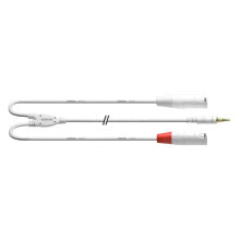 Cordial CFY 3 WMM-SNOW Y-Audio Cable XLR male 3m Rean