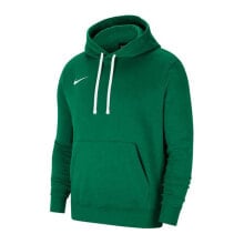 Мужские спортивные худи Мужское худи с капюшоном спортивное зеленое Nike Park 20 Fleece M CW6894-302
