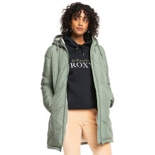 Купить куртки Roxy: Куртка Roxy Better Weather - Длинная утепленная куртка с капюшоном для женщин