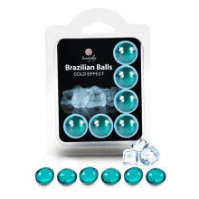 Интимный крем или дезодорант SECRET PLAY Brazilian Balls Set 6  Cold Effect
