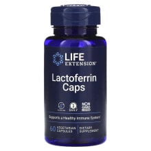 Витамины и БАДы для пищеварительной системы Лайф Экстэншн, Лактоферрин в капсулах, 60 капсул