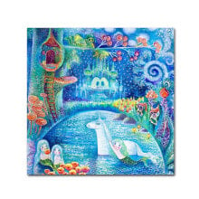 Trademark Global oxana Ziaka 'Bathing Of Unicorn' Canvas Art - 18