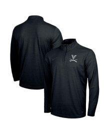 Nike men's Black Virginia Cavaliers Dark Mode Intensity Logo Quarter-Zip Performance Jacket