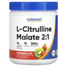 Nutricost, L-цитруллин малат 2: 1, без добавок, 300 г (10,6 унции)