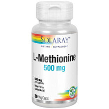 Аминокислоты SOLARAY L-Methionine 500mgr 30 Units